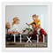 11x11 Solid Wood Picture Frame with UV-Resistant Acrylic & Acid-Free Backing, Available in 6 Finishes: Matte Black, Matte White, Metallic Bronze, Silver, Natural Wood Grain & Mahogany
